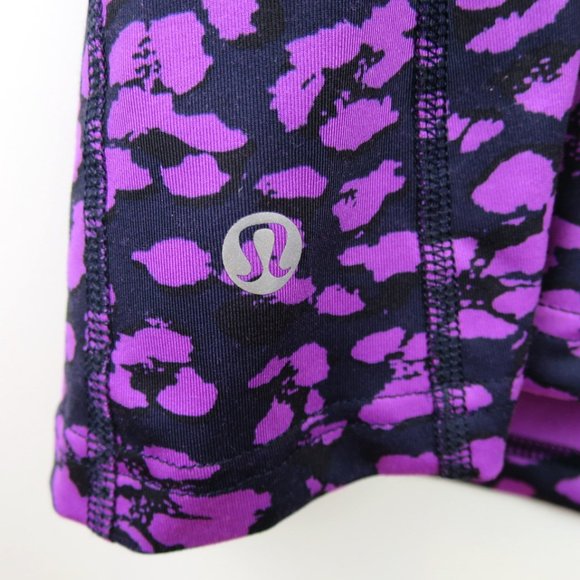 Lululemon Barre None Tank Purple Cheetah Print 6 - Picture 8 of 11